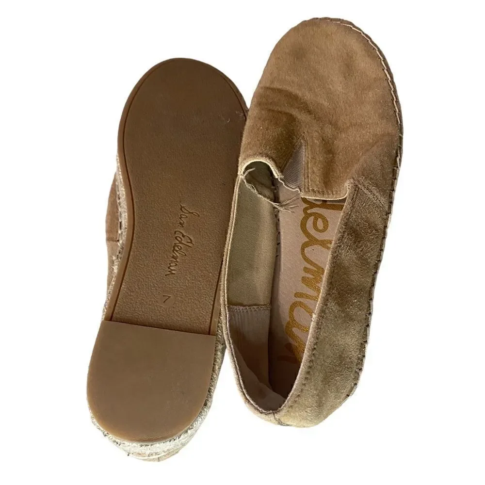 Sam Edelman Cherlene Espadrille Platform Slip-on Size 7